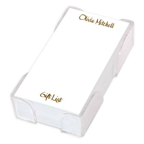 Bishop Family List Sheets with CrystalClear Holder