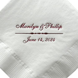 Forever Foil Stamped Napkins