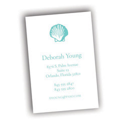 Seashell Calling Card