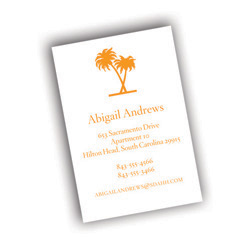 Palm Tree Calling Card