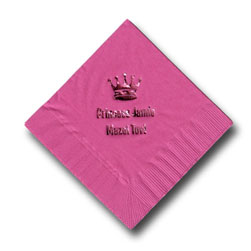 Crown Foil-Stamped Napkins