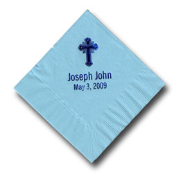 Cross Foil-Stamped Napkins