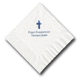 Cross Foil-Stamped Napkins