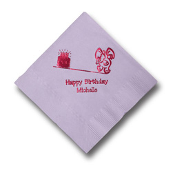 Elephant Foil-Stamped Napkins