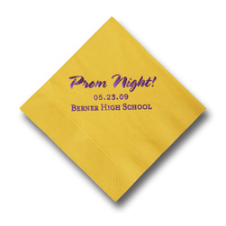 Prom Foil-Stamped Napkins