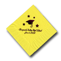 Graduation Foil-Stamped Napkins