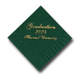 Graduation Foil-Stamped Napkins