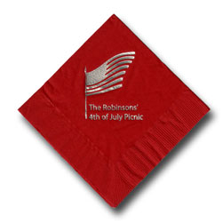 Flag Foil-Stamped Napkins