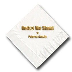 United Foil-Stamped Napkins