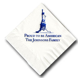 Liberty Foil-Stamped Napkins