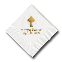 Cross Foil-Stamped Napkins