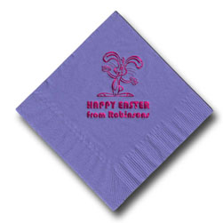 Bunny Foil-Stamped Napkins