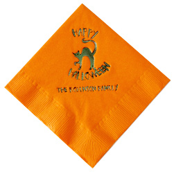 Cat Foil-Stamped Napkins