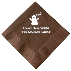 Ghost Foil-Stamped Napkins