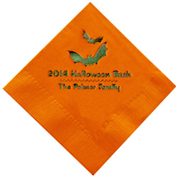 Bats Foil-Stamped Napkins