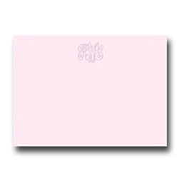 Embossed Classic Monogram Cards
