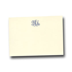 Monogram Correspondence Cards
