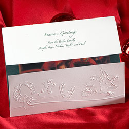 Seasons Greetings Fold-out Photo Notes
