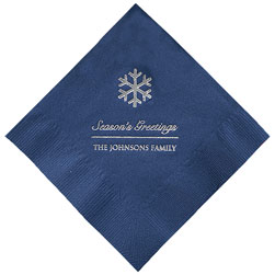 Snowflake Holiday Napkins