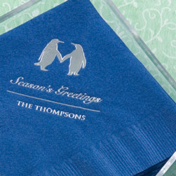 Penguins Holiday Napkins