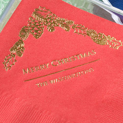 Holly & Berries Holiday Napkins