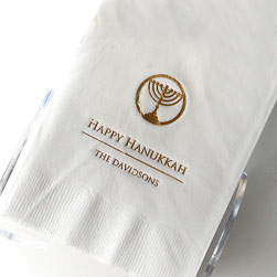 Menorah Holiday Guest Towel