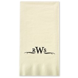 Romance Foil-Stamped Guest Towel Romance Foil-Stamped Guest Towel