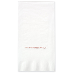 Foil-Stamped Corporate Guest Towels