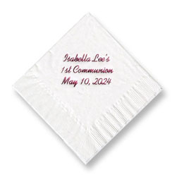 1st Communion Foil-Stamped Napkins