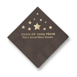 Stars Foil-Stamped Napkins