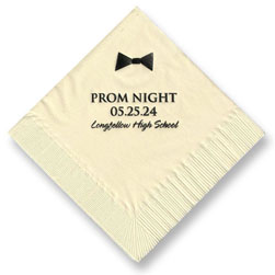 Bow Tie Foil-Stamped Napkins