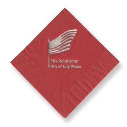 Flag Foil-Stamped Napkins