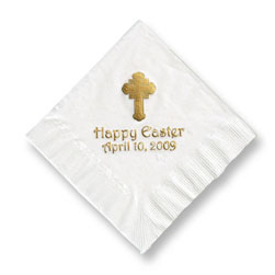 Cross Foil-Stamped Napkins