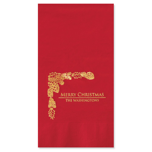 Holly & Berries Holiday Guest Towels
