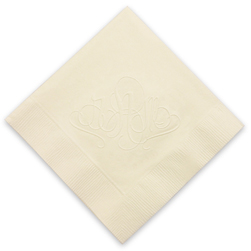 Madrid Monogram Embossed Napkins Madrid Monogram Embossed Napkins