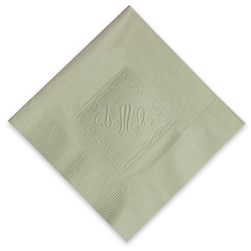 Oxford Monogram Embossed Napkins Oxford Monogram Embossed Napkins