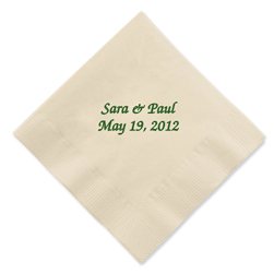 Brittany Foil-Stamped Napkins Brittany Foil-Stamped Napkins