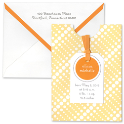 Sunny Yellow Tiny Tag Announcements Sunny Yellow Tiny Tag Announcements