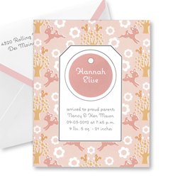 Forest Friends Tiny Tag Thank You Notes Forest Friends Tiny Tag Thank You Notes