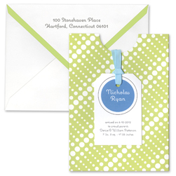 Modern Lime Tiny Tag Announcements Modern Lime Tiny Tag Announcements