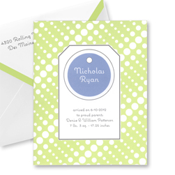 Modern Lime Thank You Notes Modern Lime Thank You Notes
