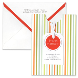 Fun Stripes Tiny Tag Announcements Fun Stripes Tiny Tag Announcements
