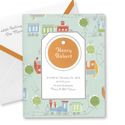 Choo Choo Tiny Tag Thank You Notes Choo Choo Tiny Tag Thank You Notes