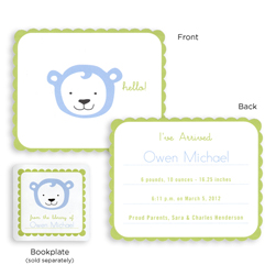 Hello Cub Announcement Cards Hello Cub Announcement Cards