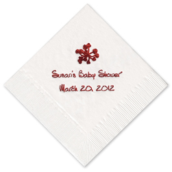 Cherry Blossom Foil-stamped Napkins