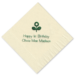 Little Sprout Foil-Stamped Napkins