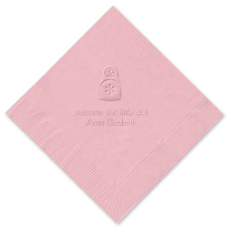 Sweet Dolly Embossed Napkins