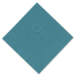 Hello Bear Embossed Napkins