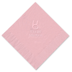 Hello Bunny Embossed Napkins