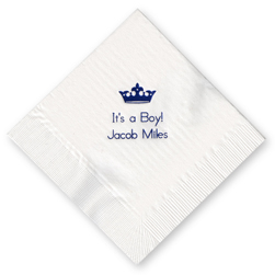 Crown Foil-Stamped Napkins